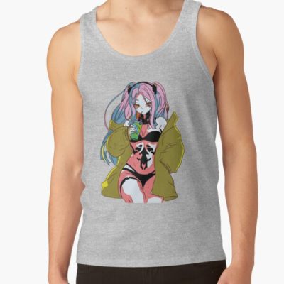 Rebecca From Cyberpunk Edgerunners Tank Top Official Cow Anime Merch
