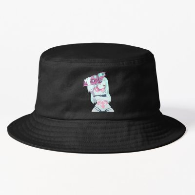 Cyberpunk Edgerunners Rebecca Sexy Gun Bucket Hat Official Cow Anime Merch