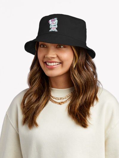 Cyberpunk Edgerunners Rebecca Sexy Gun Bucket Hat Official Cow Anime Merch