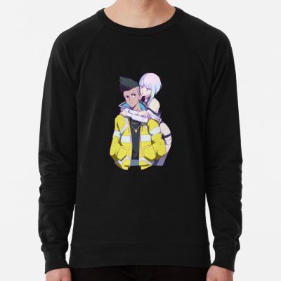 Lucy And David - Cyberpunk Edgerunners Sweatshirt Official Cow Anime Merch