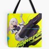 Cyberpunk Edgerunners Shirt Tote Bag Official Cow Anime Merch