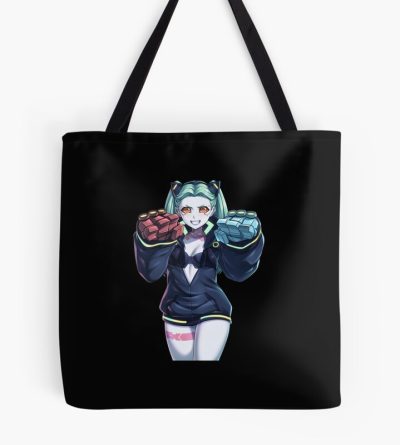 Rebecca  - Cyberpunk Edgerunners Tote Bag Official Cow Anime Merch
