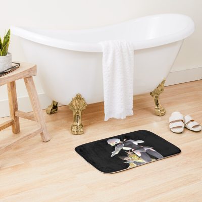 Lucy And David - Cyberpunk Edgerunners Bath Mat Official Cow Anime Merch