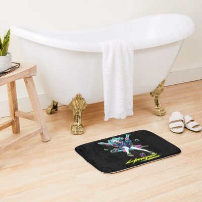 Cyberpunk Edgerunners Rebecca Bath Mat Official Cow Anime Merch