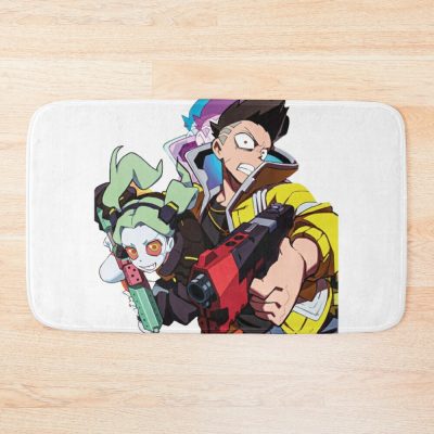 Cyberpunk Edgerunners Rebecca And David Bath Mat Official Cow Anime Merch