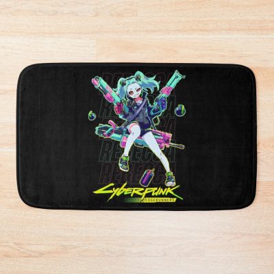 Cyberpunk Edgerunners Rebecca Bath Mat Official Cow Anime Merch
