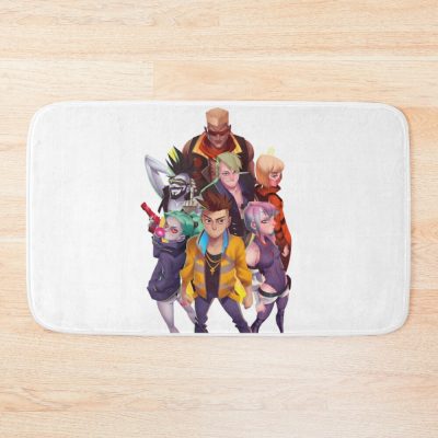 Characters Of Cyberpunk Edgerunners  Anime Bath Mat Official Cow Anime Merch