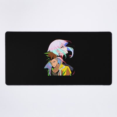 Lucy And David - Cyberpunk Edgerunners Mouse Pad Official Cow Anime Merch