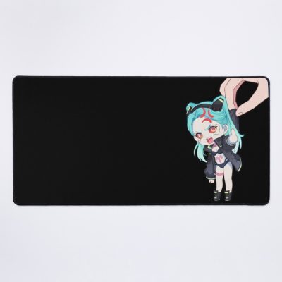 Chibi Rebecca Cyberpunk Edgerunners, Cyberpunk Edgerunners Rebecca, Rebecca Mouse Pad Official Cow Anime Merch