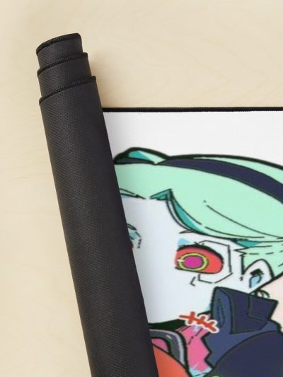 Cyberpunk Edgerunners - David And Rebecca Playing With Pochita Mouse Pad Official Cow Anime Merch