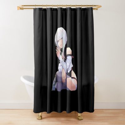 Lucy  - Cyberpunk Edgerunners Shower Curtain Official Cow Anime Merch
