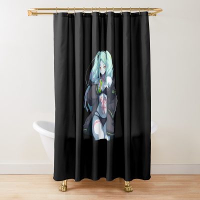 Rebecca  - Cyberpunk Edgerunners Shower Curtain Official Cow Anime Merch