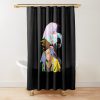Lucy And David - Cyberpunk Edgerunners Shower Curtain Official Cow Anime Merch