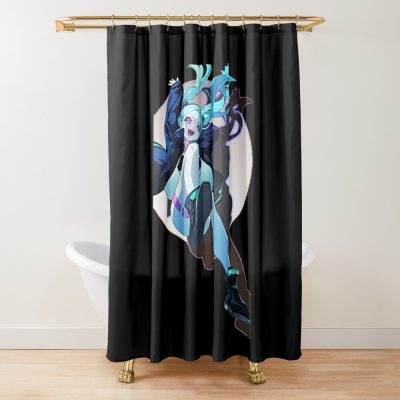 Rebecca - Cyberpunk Edgerunners Shower Curtain Official Cow Anime Merch