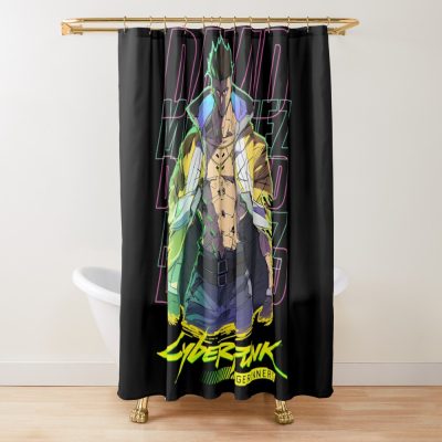 Cyberpunk Edgerunners David Shower Curtain Official Cow Anime Merch