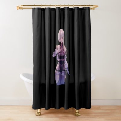 Lucy - Cyberpunk Edgerunners Shower Curtain Official Cow Anime Merch