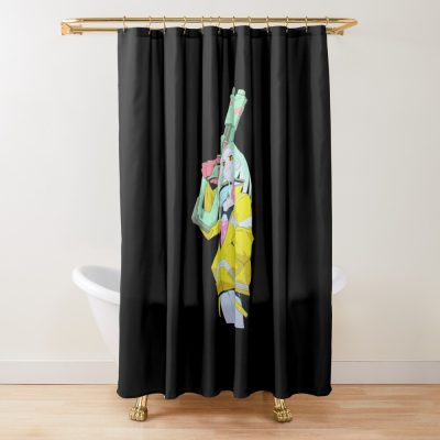 Rebecca  - Cyberpunk Edgerunners Shower Curtain Official Cow Anime Merch