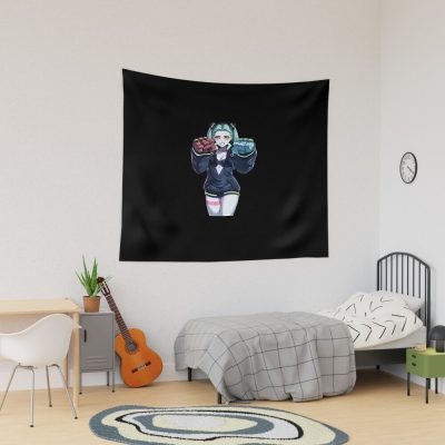 Rebecca  - Cyberpunk Edgerunners Tapestry Official Cow Anime Merch