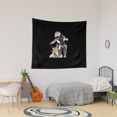 Lucy And David - Cyberpunk Edgerunners Tapestry Official Cow Anime Merch
