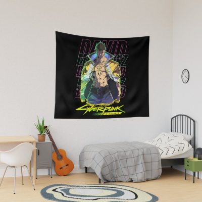 Cyberpunk Edgerunners David Tapestry Official Cow Anime Merch