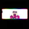 cyberpunk blonde girl rgb gamer mouse pad xl size pc gaming computer desk mat for mouse and keyboard xxl mousepad - Cyberpunk 2077 Merch