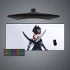 cyberpunk cat girl design gaming mouse pad xl size computer desk mat - Cyberpunk 2077 Merch