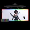 cyberpunk cat girl design rgb gaming mouse pad xl size computer desk mat - Cyberpunk 2077 Merch