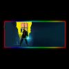 cyberpunk edgerunner design rgb illuminated pc gaming mouse pad large size computer desk mat - Cyberpunk 2077 Merch