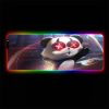 cyberpunk glitchy panda rgb gamer mouse pad xl size pc gaming computer desk mat for mouse and keyboard xxl mousepad - Cyberpunk 2077 Merch