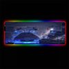 delorean design rgb gamer mouse pad xl size pc gaming computer desk mat for mouse and keyboard xxl mousepad - Cyberpunk 2077 Merch