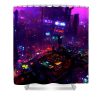 postcards from the future cyberpunk cityscape 02 am fineartprints - Cyberpunk 2077 Merch