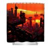 postcards from the future cyberpunk cityscape 03 am fineartprints - Cyberpunk 2077 Merch