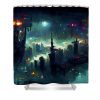 postcards from the future cyberpunk cityscape 04 am fineartprints - Cyberpunk 2077 Merch