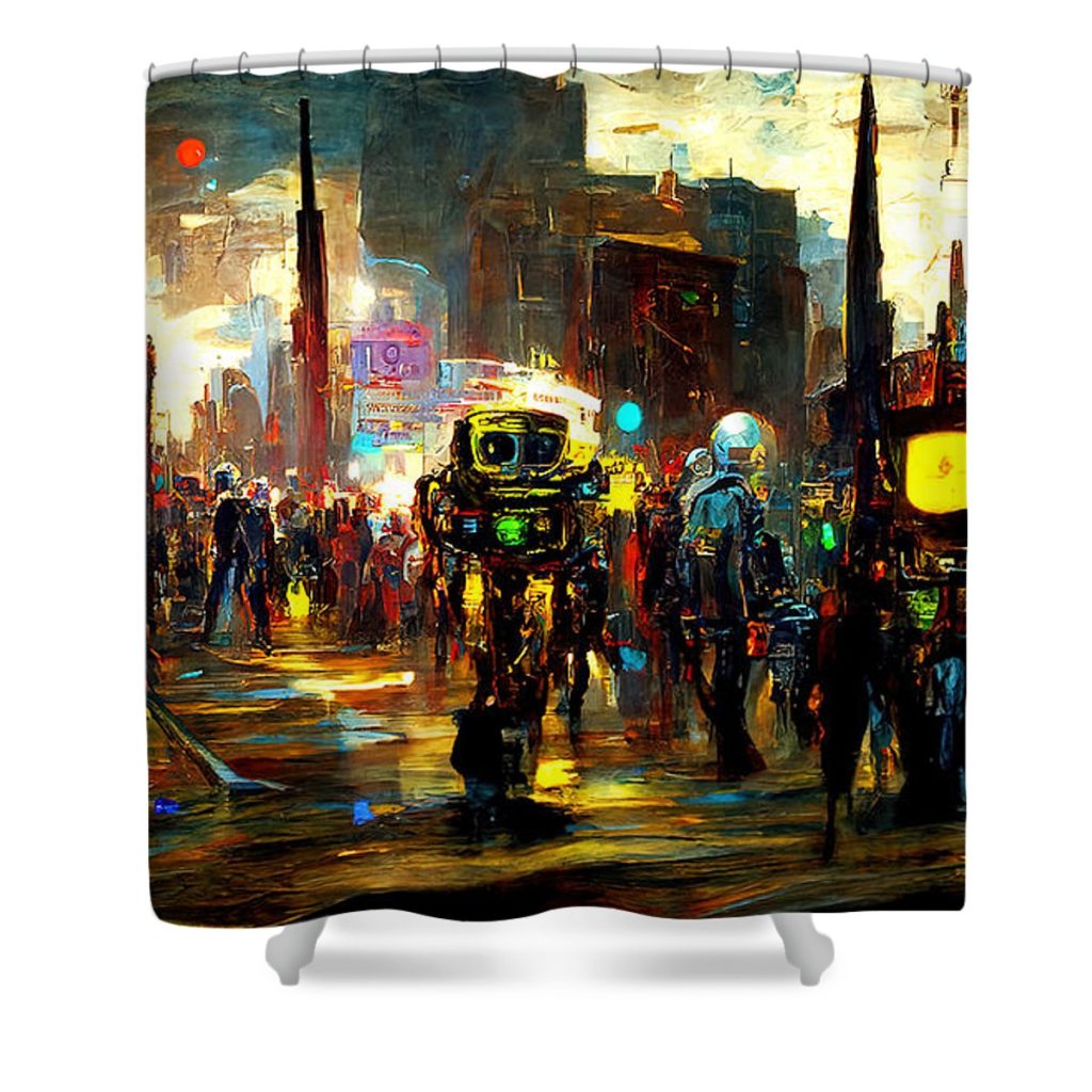 robo city 07 am fineartprints - Cyberpunk 2077 Merch