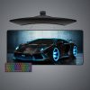 tron lambo design gaming mouse pad xl size computer desk mat - Cyberpunk 2077 Merch