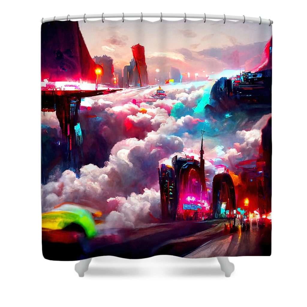 welcome to cloud city 05 am fineartprints - Cyberpunk 2077 Merch