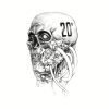 Cyberpunk Skull Mug Official Cow Anime Merch