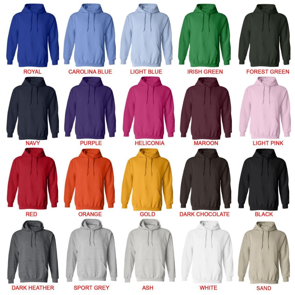 hoodie color chart 1 - Cyberpunk 2077 Merch