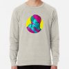 ssrcolightweight sweatshirtmensoatmeal heatherfrontsquare productx1000 bgf8f8f8 4 - Cyberpunk 2077 Merch
