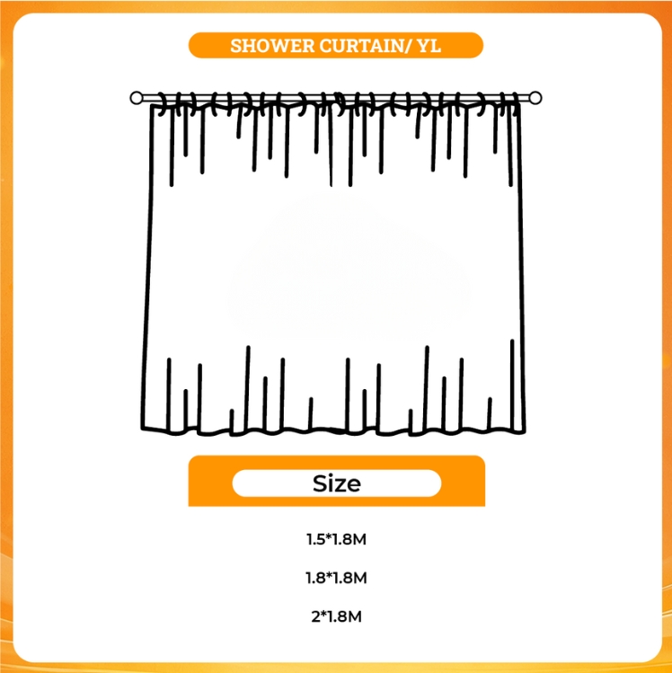 3D shower curtain - Cyberpunk 2077 Merch